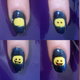 Illustration for article titled DIY: The LEGO Movie nail art
